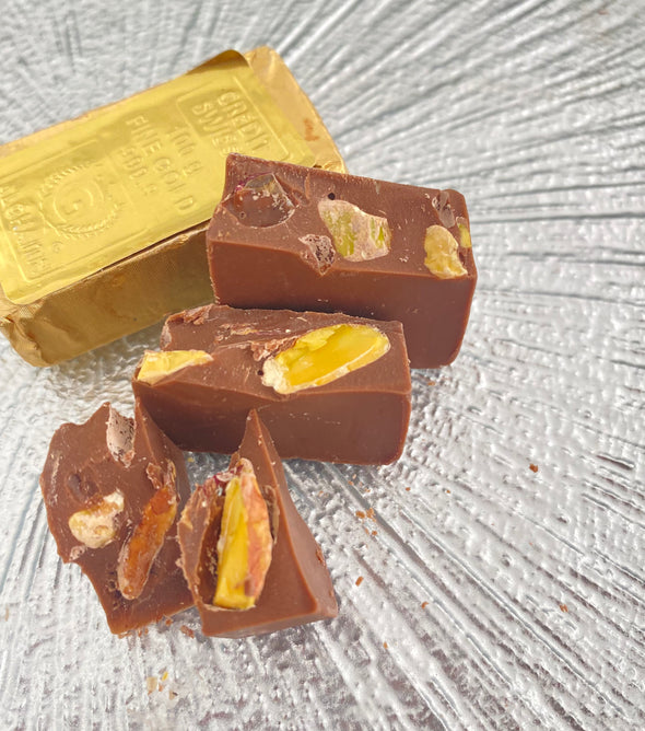 Chocolate met extra Pistachenoten