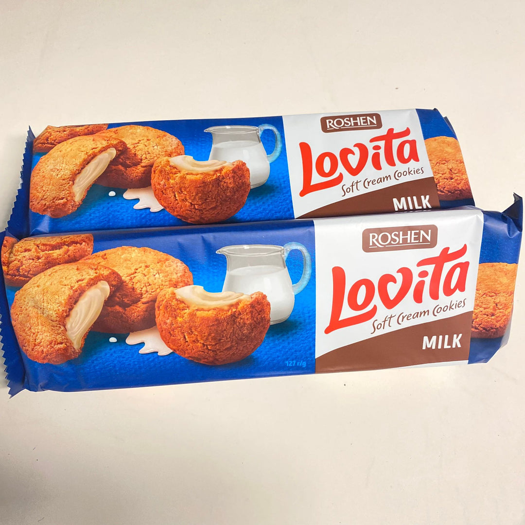 Zachte roomkoekjes melk