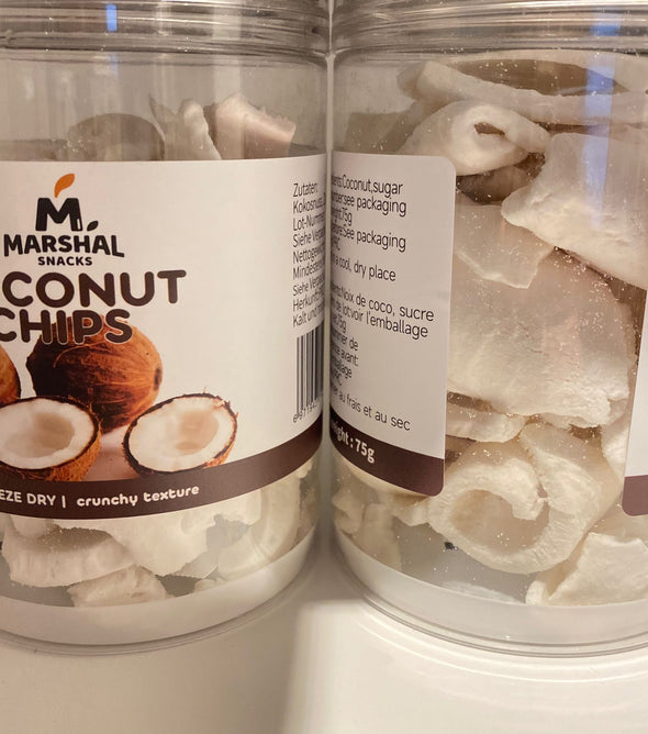 Gevriesdroogde kokos 75g