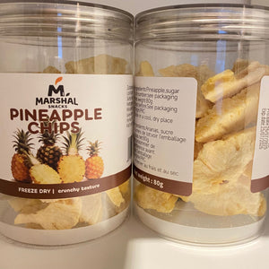 Gevriesdroogde ananas 80g