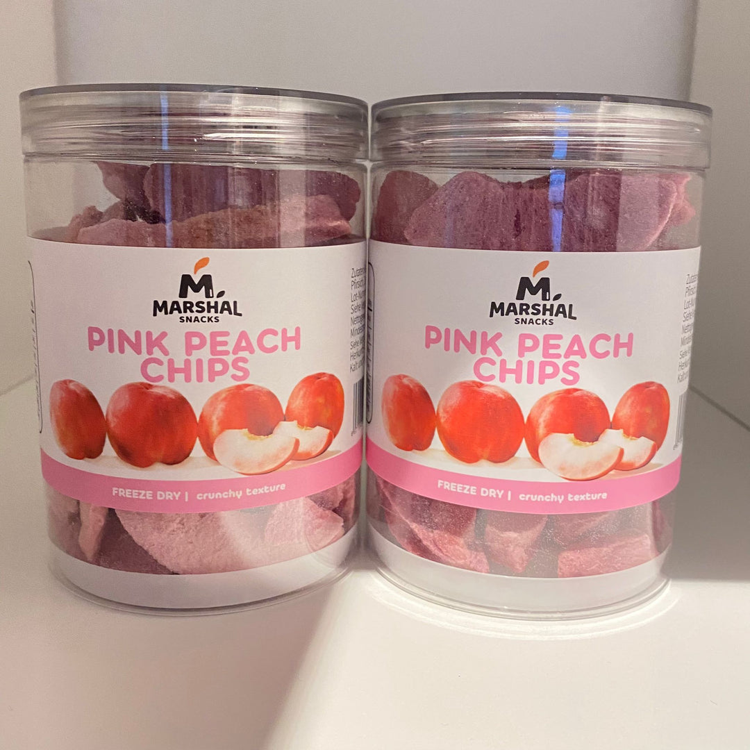 Gevriesdroogde roze perzik 80g