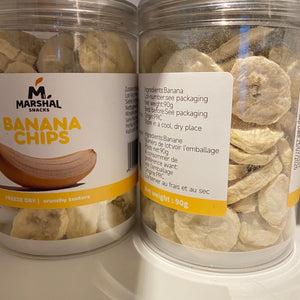 Gevriesdroogde banaan 90g