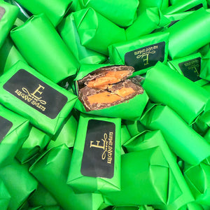 Chocolade gevuld met sinaasappel creme (Elegant)