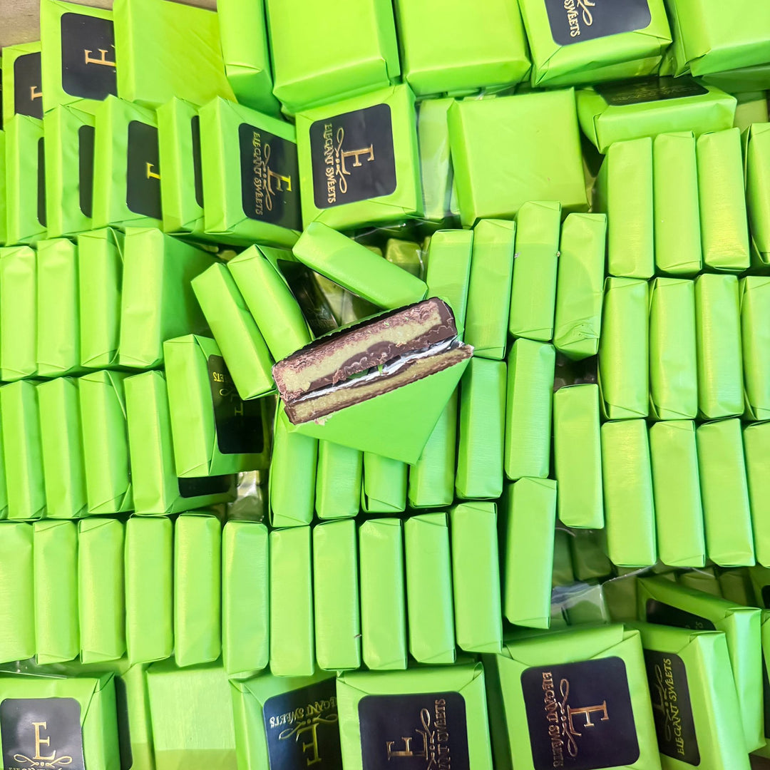 Chocolade gevuld met pistache crème (Elegant)